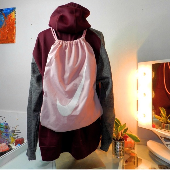 baby pink nike backpack